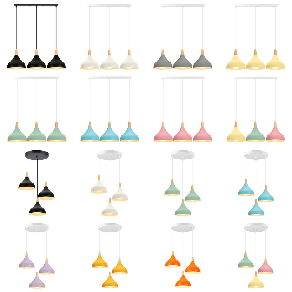 Kitchen Appliances In White - Nordic Houten LED Hanglampen Plafond Kroonluchter