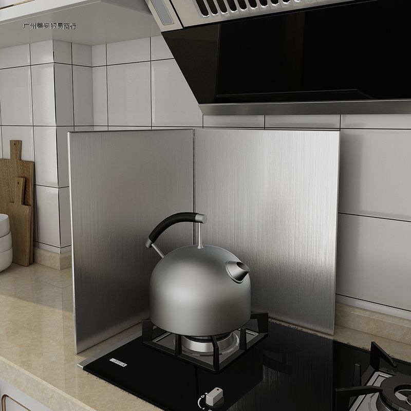 Kitchen Appliances Gas Stove - Oliebaffle Keuken Roestvrijstalen oliebaffle Verdikte gasfornuis