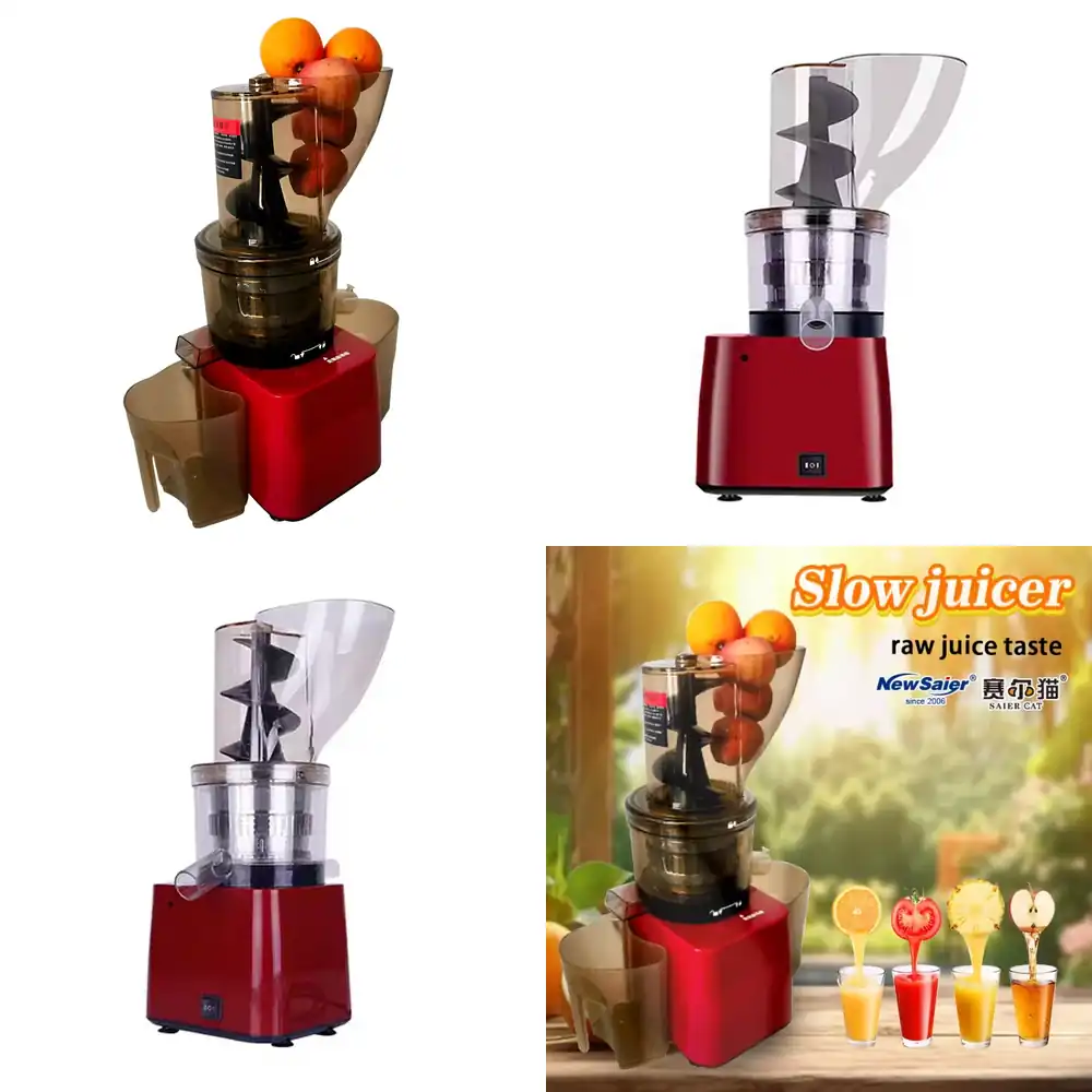 Juicer Cold Press Slow - RVS machine voor fruit en groenten,