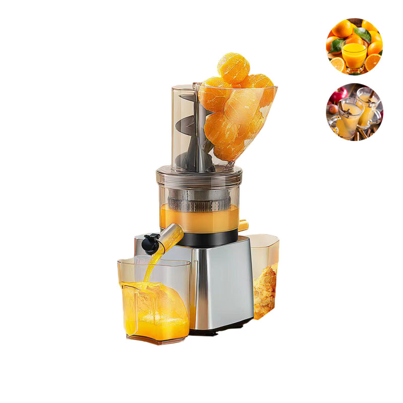 Juicer Cold Press Slow - 500W Hot Sale Zilverkleurige Koudgeperste Fruitsapcentrifuge