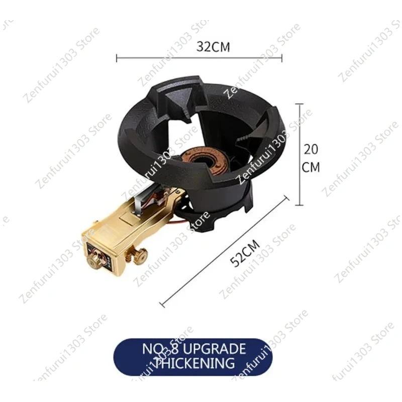 Kitchen Appliances Gas Stove - Commerciële krachtige gasfornuis, enkel gasfornuis, wokbrander,