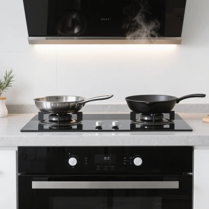 Kitchen Appliances Gas Stove - 5-gaats gasfornuismatten, gasfornuismatten, hittebestendige vloermatten, geschikt