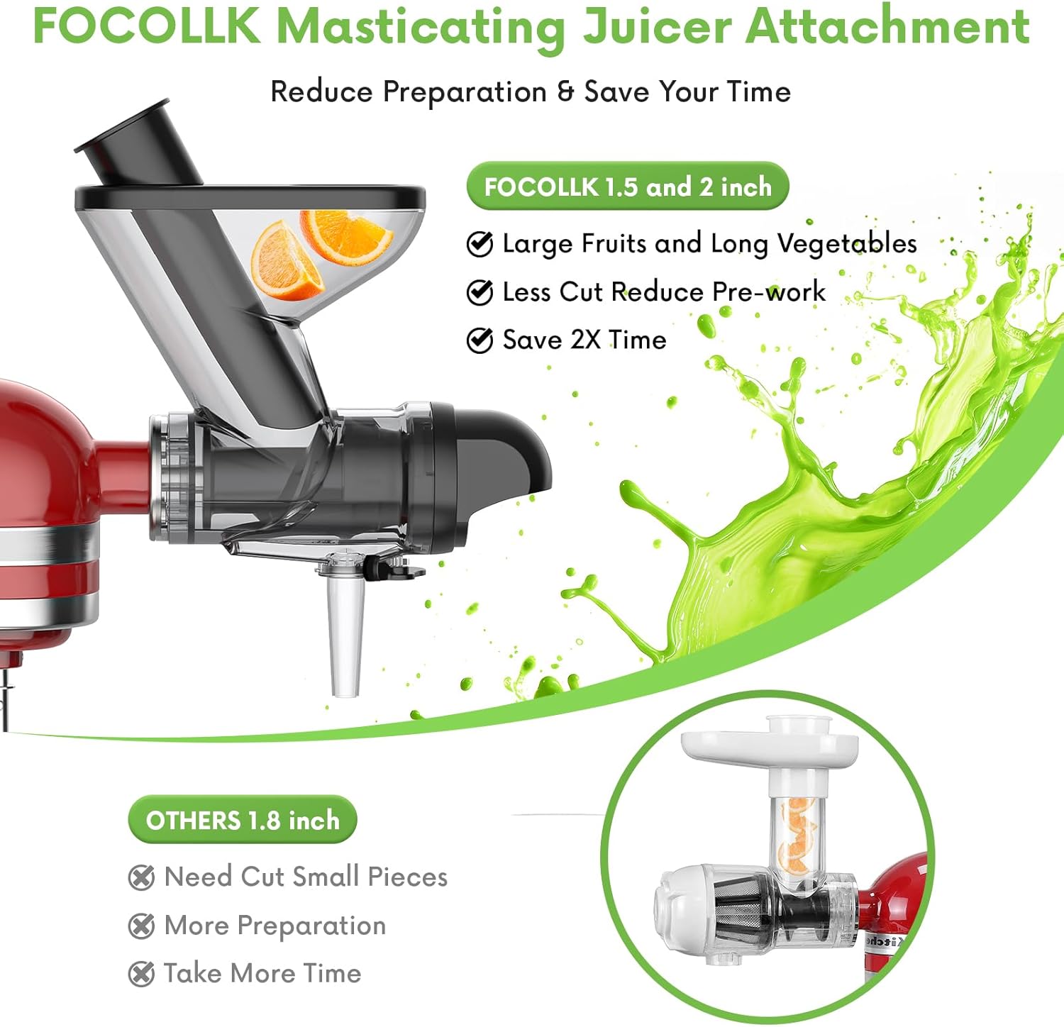Kauwende sapcentrifuge-aanslui - Juicer Cold Press Slow recensie en prijs