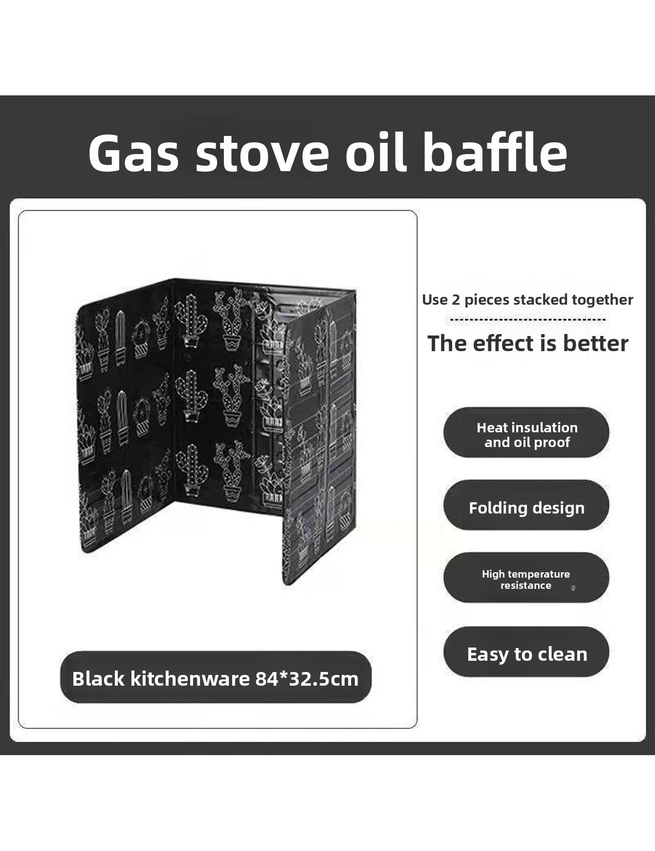 3-delige keukenoliebarrière, f - Kitchen Appliances Gas Stove recensie en prijs