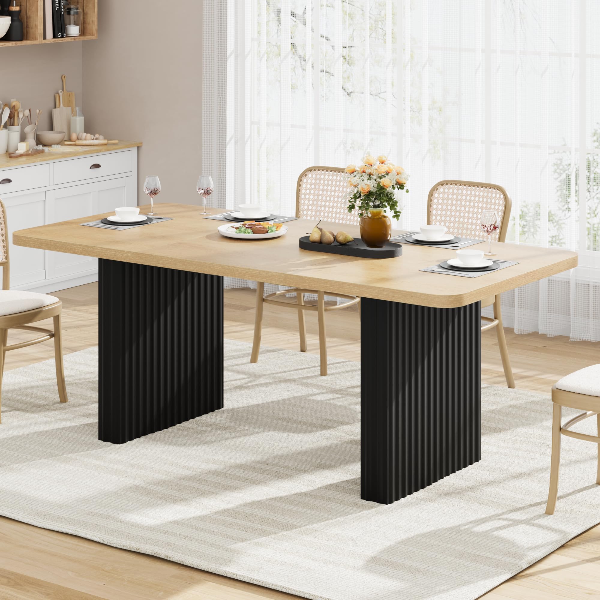 71 inch industriële eettafel v - Kitchen Appliances Table recensie en prijs