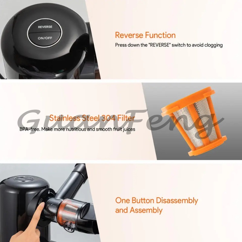 Koudpers slowjuicer, elektrisc - Juicer Cold Press Slow recensie en prijs