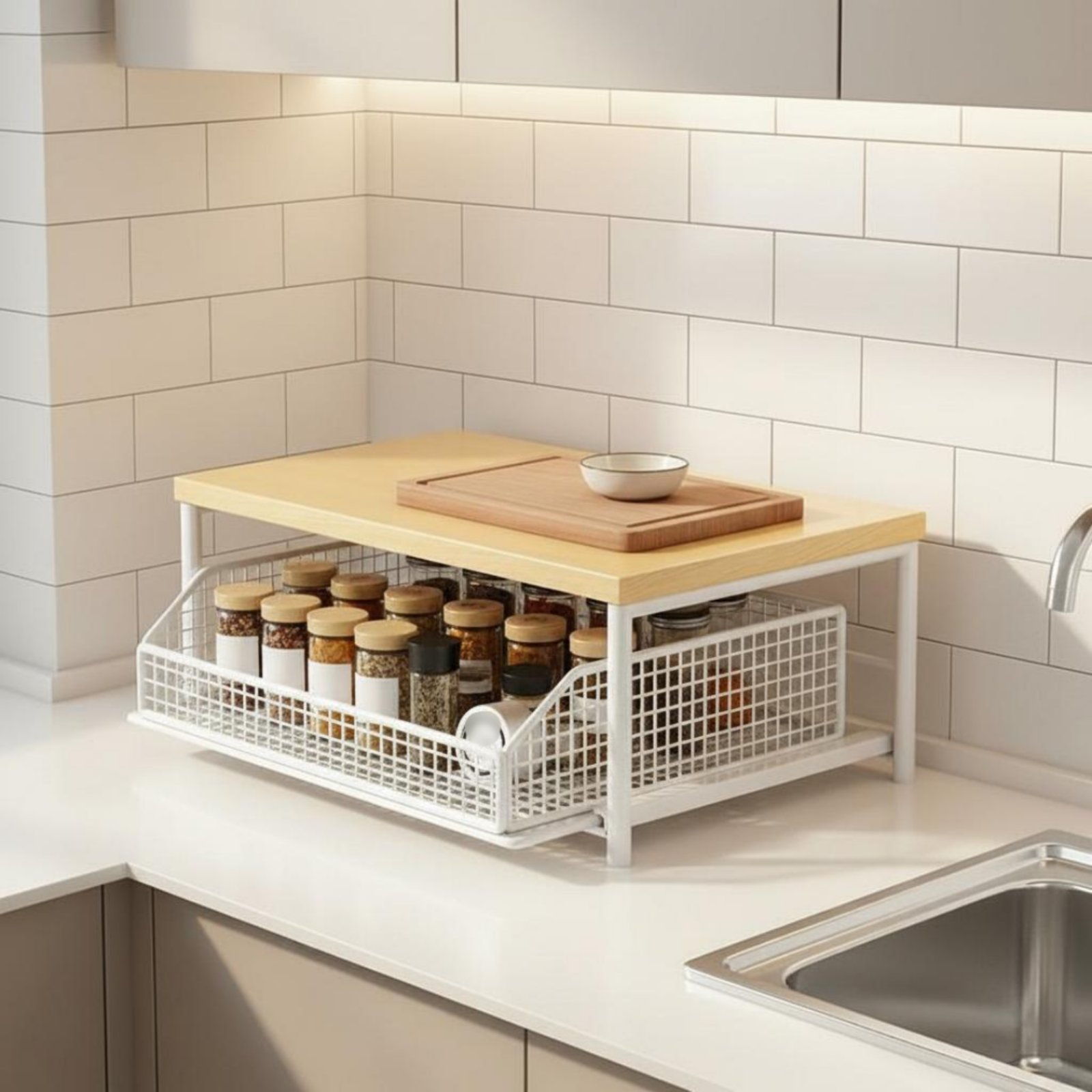 2-laags keukenbladrek ruimtebe - Kitchen Appliances In recensie en prijs