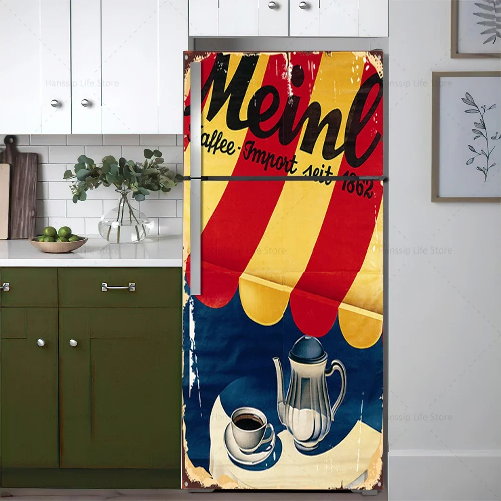 Retro Koffie Achtergrond Koelk - Kitchen Appliances Vintage recensie en prijs