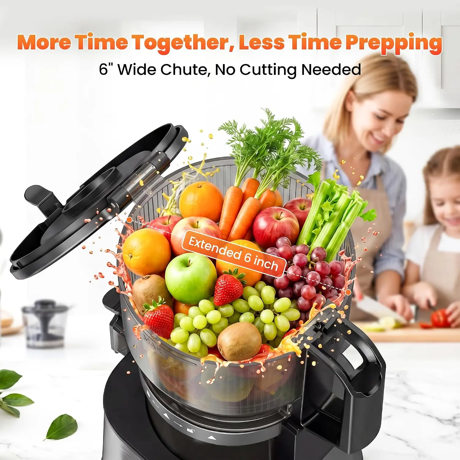 Bestseller 3-in-1 koudpers-sap - Juicer Cold Press Slow recensie en prijs