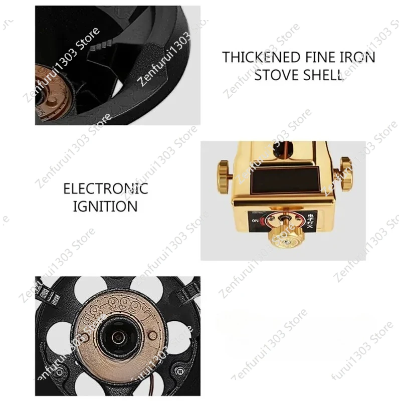 Commerciële krachtige gasfornu - Kitchen Appliances Gas Stove recensie en prijs