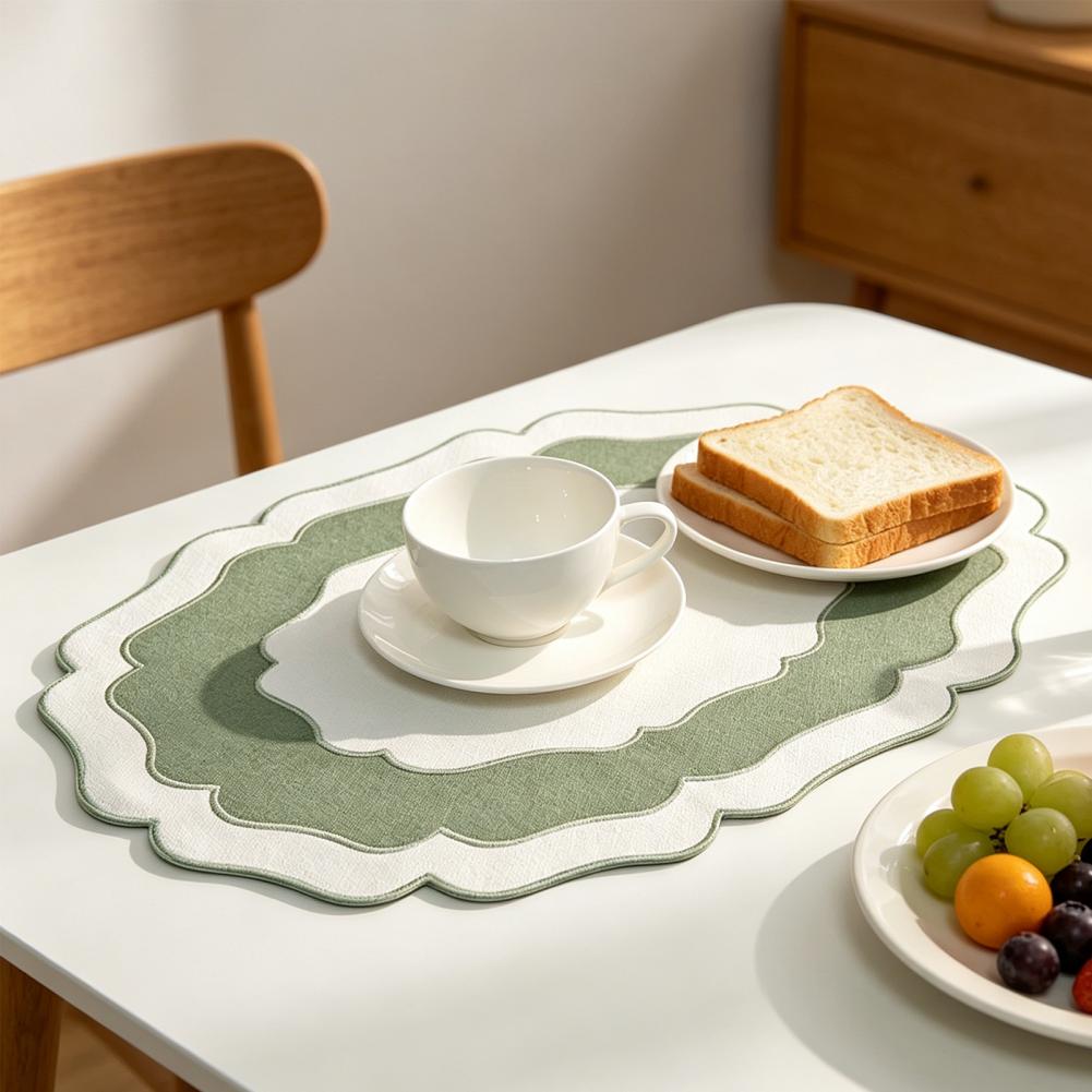 Gestreepte linnen placemat, ta - Kitchen Appliances Table recensie en prijs